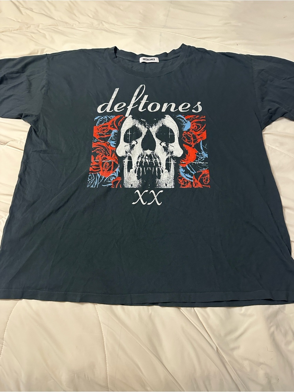Daydreamer Deftones 20th Anniversary Graphic Skull Tee - Black - Size XL - Picture 3 of 10